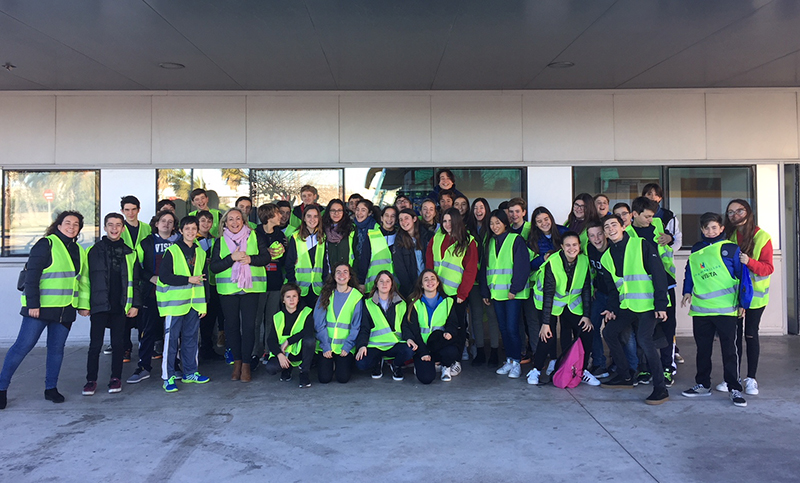 Los alumnos de 2º de ESO visitan la planta de tratamiento de basuras con motivo de la Semana Ecológica