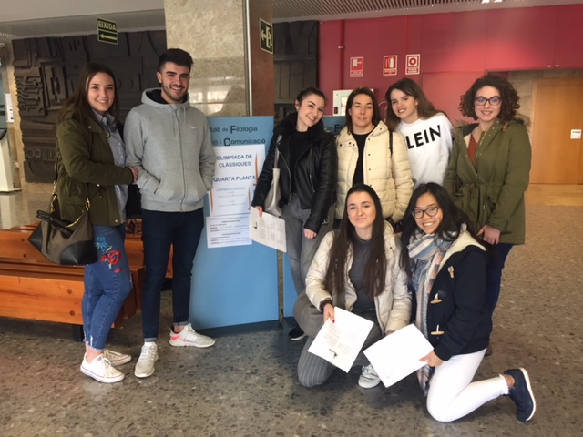 Alumnos de 2º de Bachillerato participan en la IX Olimpiada de Clásicas 2018