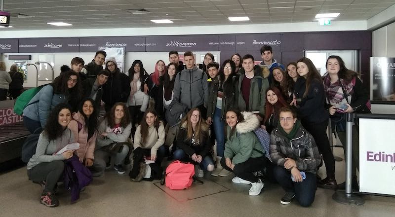 Comienza la Inmersión Lingüística en Edimburgo con una treintena de alumnos de 1º de Bachillerato