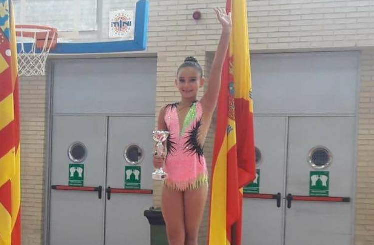 Itziar Pastor, alumna de 6º de Primaria, Campeona Autonómica de Gimnasia Rítmica