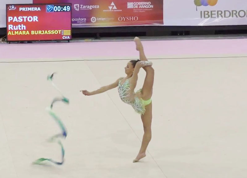 Ruth Pastor se proclama campeona de España en Gimnasia Rítmica