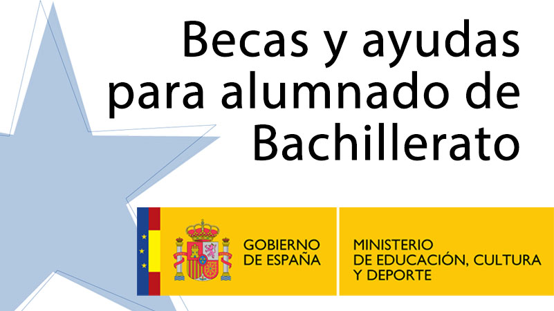 Becas al Estudio para el curso 2018-2019 para el alumnado de Bachillerato