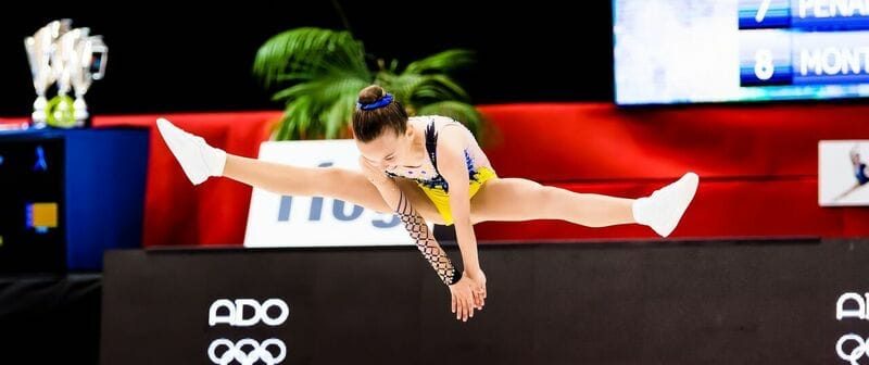 Noa Huertas campeona de España de Gimnasia Aeróbica