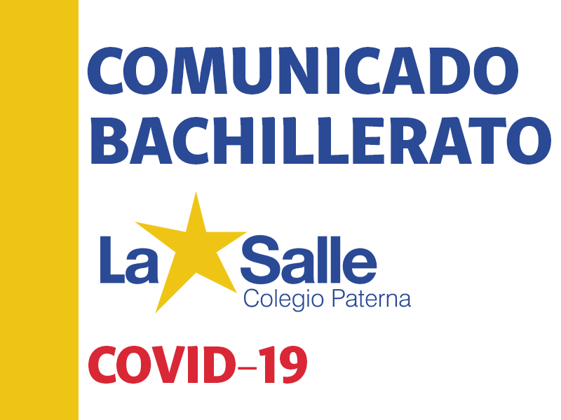 Comunicado EBAU (2º Bachillerato) – Colegio La Salle Paterna