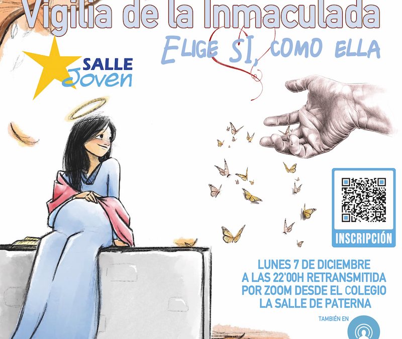 El próximo 7 de diciembre retransmitiremos la Vigilia de la Inmaculada en Zoom y Facebook