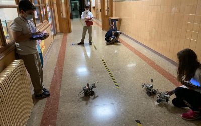 Construcción y programación de un robot en la extraescolar de Robótica educativa