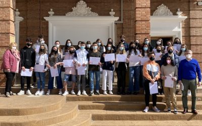 Entrega de certificados de nivel A2 de francés e inglés a alumnado de 4º de ESO y Bachillerato