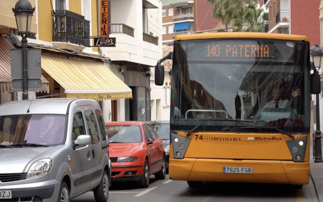 Nuevas ayudas para el transporte público de paterneros que cursan estudios superiores fuera de la ciudad