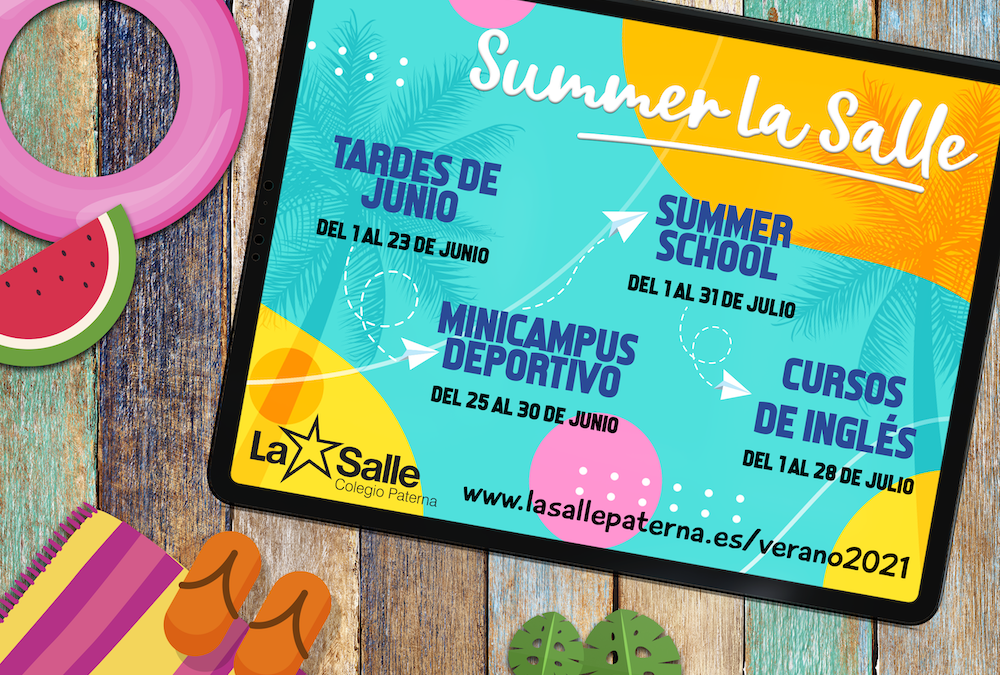 ¡Vive el verano con La Salle! Tardes de junio, MiniCampus Deportivo, Summer Camp y cursos de inglés