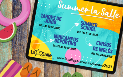 ¡Vive el verano con La Salle! Tardes de junio, MiniCampus Deportivo, Summer Camp y cursos de inglés