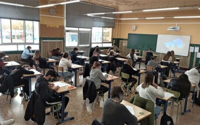 El alumnado de 1º de bachillerato realiza sus primeros exámenes