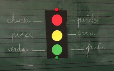 El alumnado de 1º de Primaria realiza el taller de Lazy Classroom