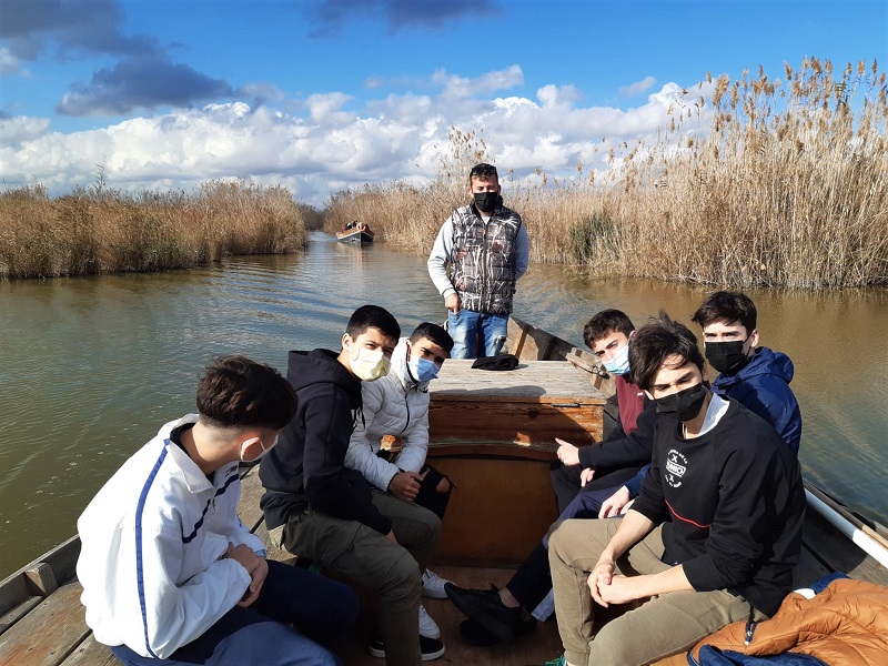 El alumnado de 3ºESO A y C visita el Parque Natural de la Albufera