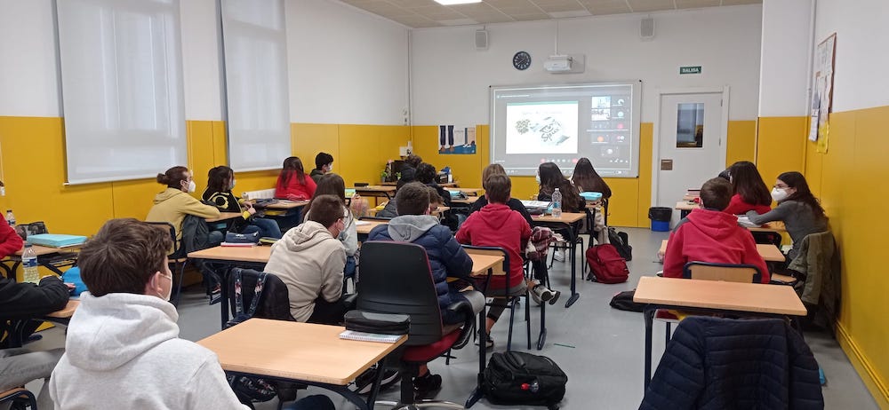 Charlas de formación sobre drogodependencia en 3° de ESO