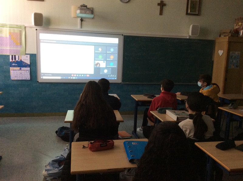 El alumnado de 4º de ESO realizan un Taller de Poesía con Alicia Muñoz