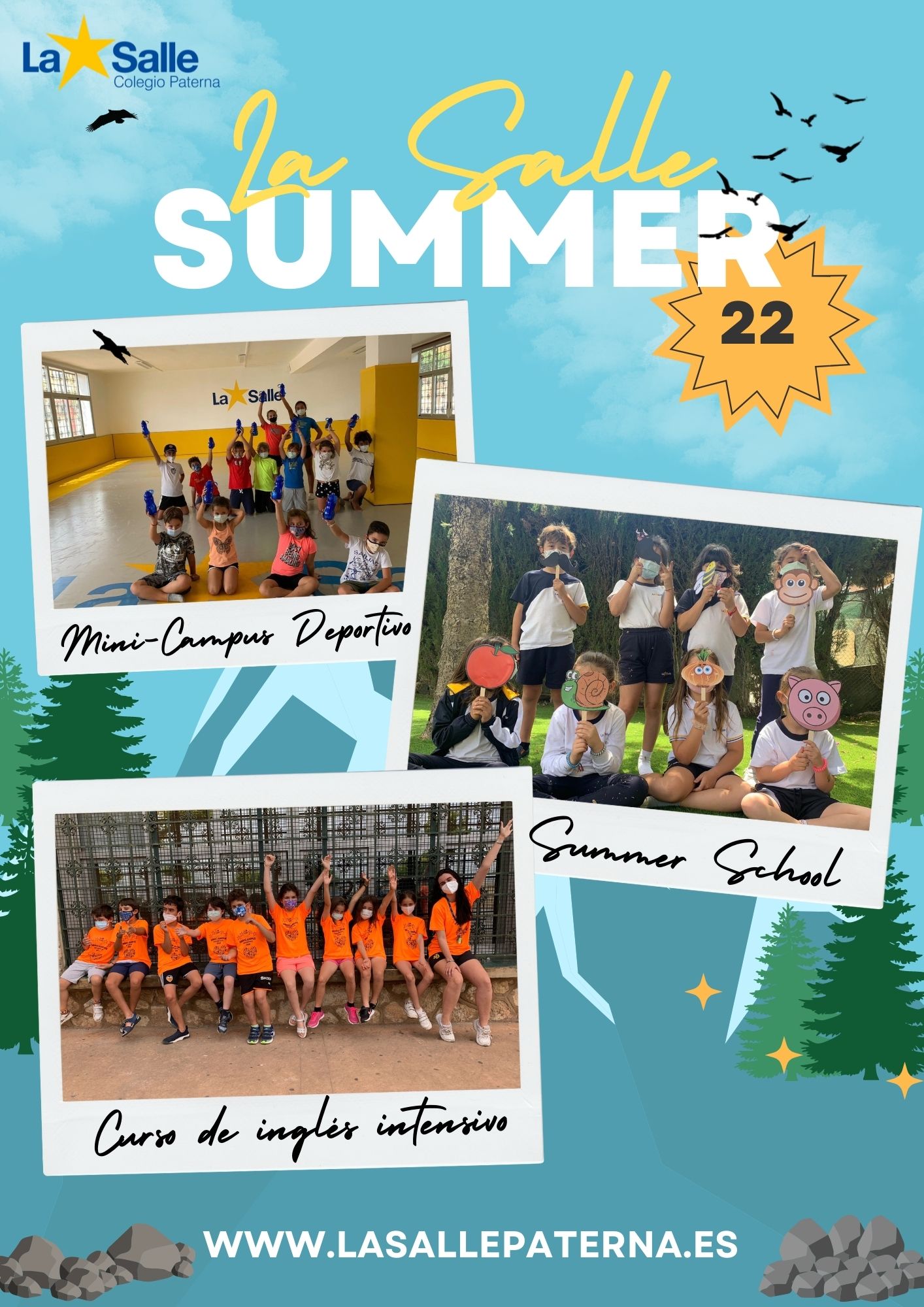 Blue Modern Summer Camp Flyer (1)