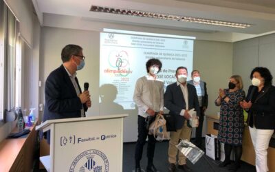 Primer Premio en la Olimpiada de Química de la UV
