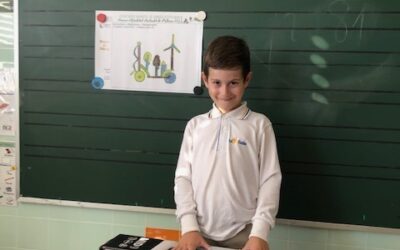 Daniel Ruiz, alumno de 2º de Primaria, ganador en el Concurso de dibujo sobre Movilidad Sostenible Paterna 2022