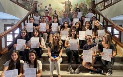 Entrega de certificados de nivel A2 de francés e inglés a alumnado de 4º de ESO y Bachillerato