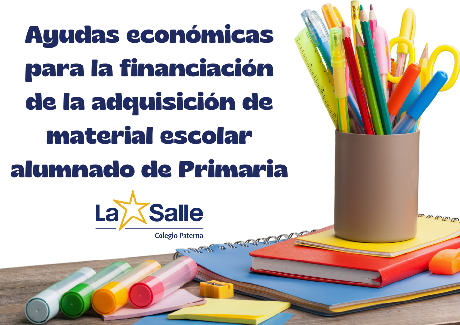 Convocadas ayudas económicas para la financiación de la adquisición de material escolar para Primaria