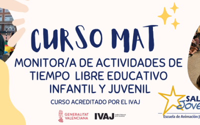 Curso de monitor/a de actividades de tiempo libre educativo infantil y juvenil (MAT)