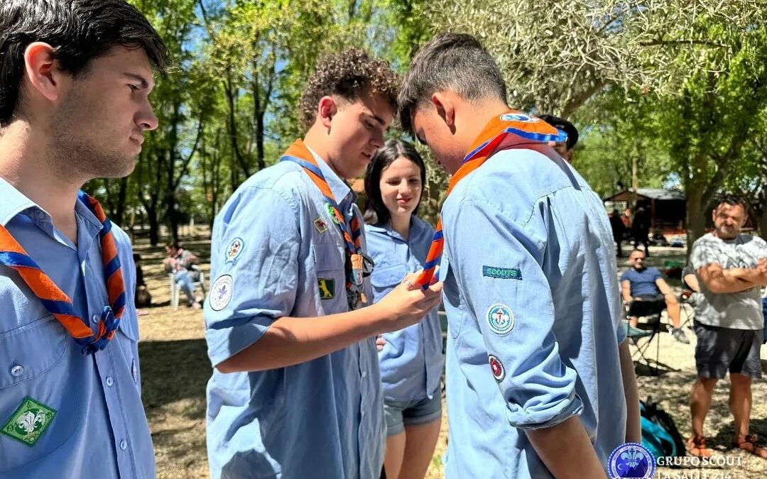 El Grupo Scout La Salle 214 en su tradicional acampada