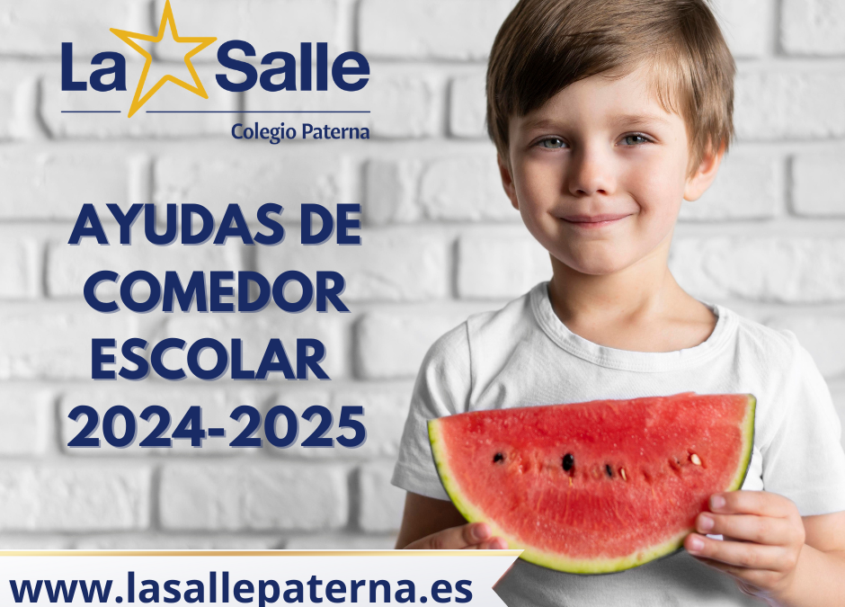 Ayudas de comedor escolar curso 2024-2025