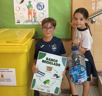 Un banco reciclado entre todos
