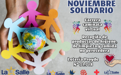 Noviembre solidario. ¡Participa en las diferentes acciones!