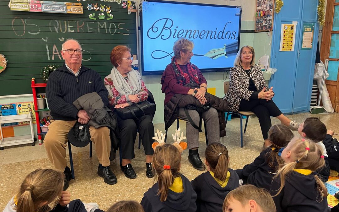 El alumnado de 1º de Primaria disfruta con el cierre del Proyecto NCA «Mis abuelos también fueron pequeños»