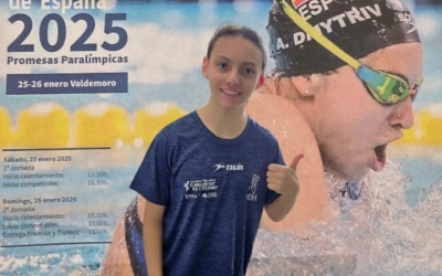 Elsa Remedios se proclama subcampeona de España en natación adaptada