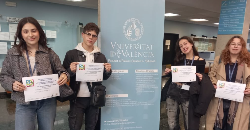Quatre alumnes de Batxillerat participen en la Olimpiada de Filosofia de la Universitat de València