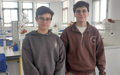 Luis Deltoro y Pablo Durá, alumnos de 2º Bachillerato, preseleccionados para participar en la Fase Local de la Olimpiada de Química de la Comunidad Valenciana