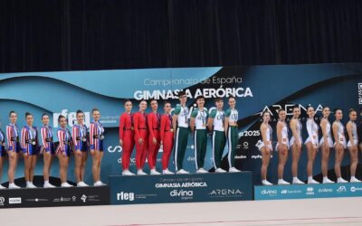 Noa Huertas, subcampeona de España de Gimnasia Aeróbica