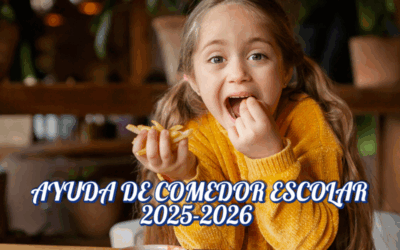 Ayudas de comedor escolar curso 2025-2026