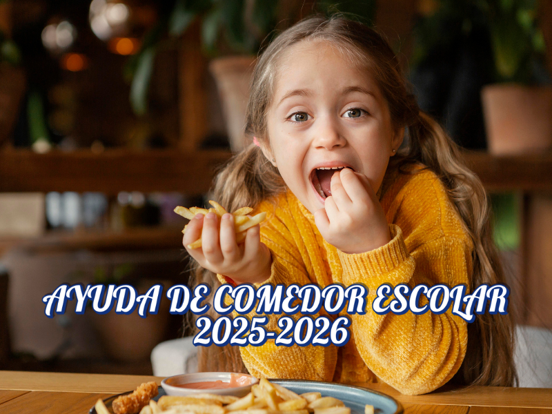 Ayudas de comedor escolar curso 2025-2026
