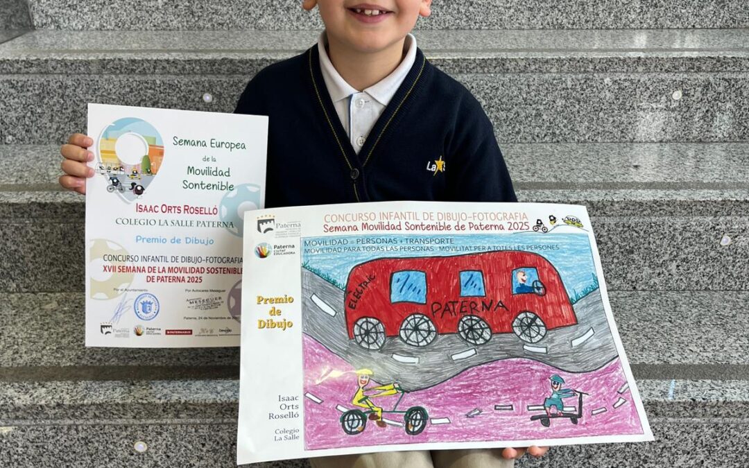 Primer Premi Concurs dibuix Mobilitat Paterna 2025