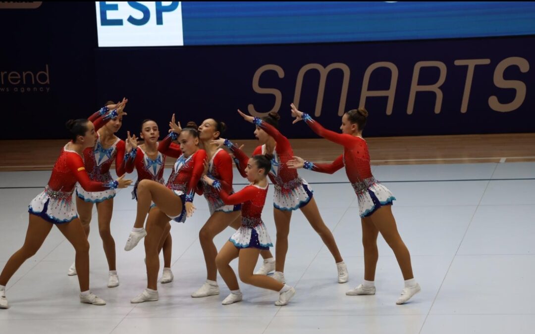 Salma Huertas Álvarez, alumna de 2º ESO, entre las mejores de Europa en Aerodance