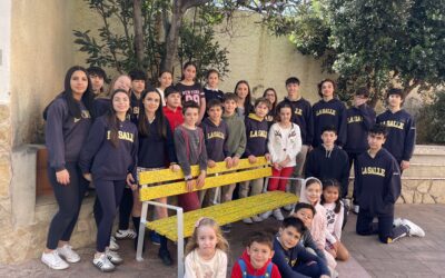 Acción por el clima: un banco lleno de tapones