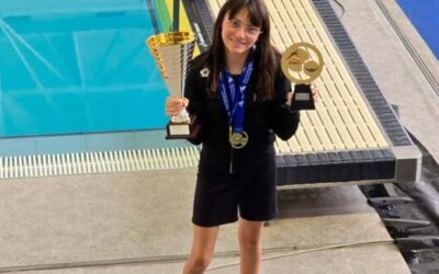 Elsa Remedios, alumna del Colegio La Salle Paterna, campeona de España de natación adaptada e inclusiva con la Comunitat Valenciana
