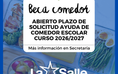 Ayudas de comedor escolar para el curso 2026/2027