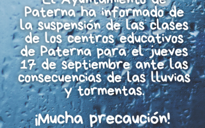 URGENTE – Suspensión de las clases mañana jueves 17 de septiembre 2026